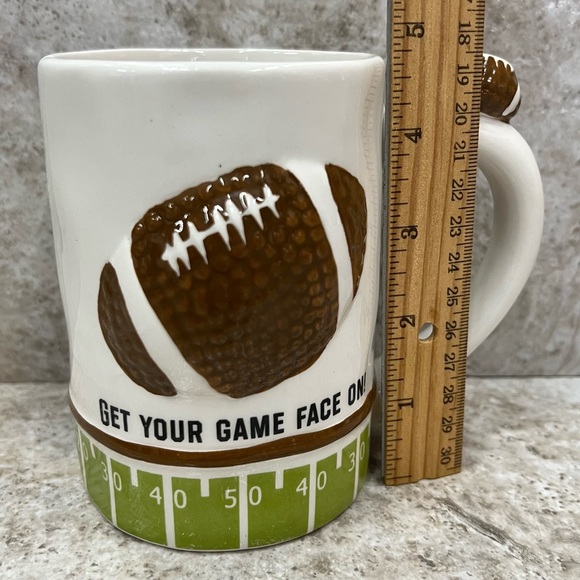 Get Your Game Face on Ceramic Football Mug - Picture 10 of 10